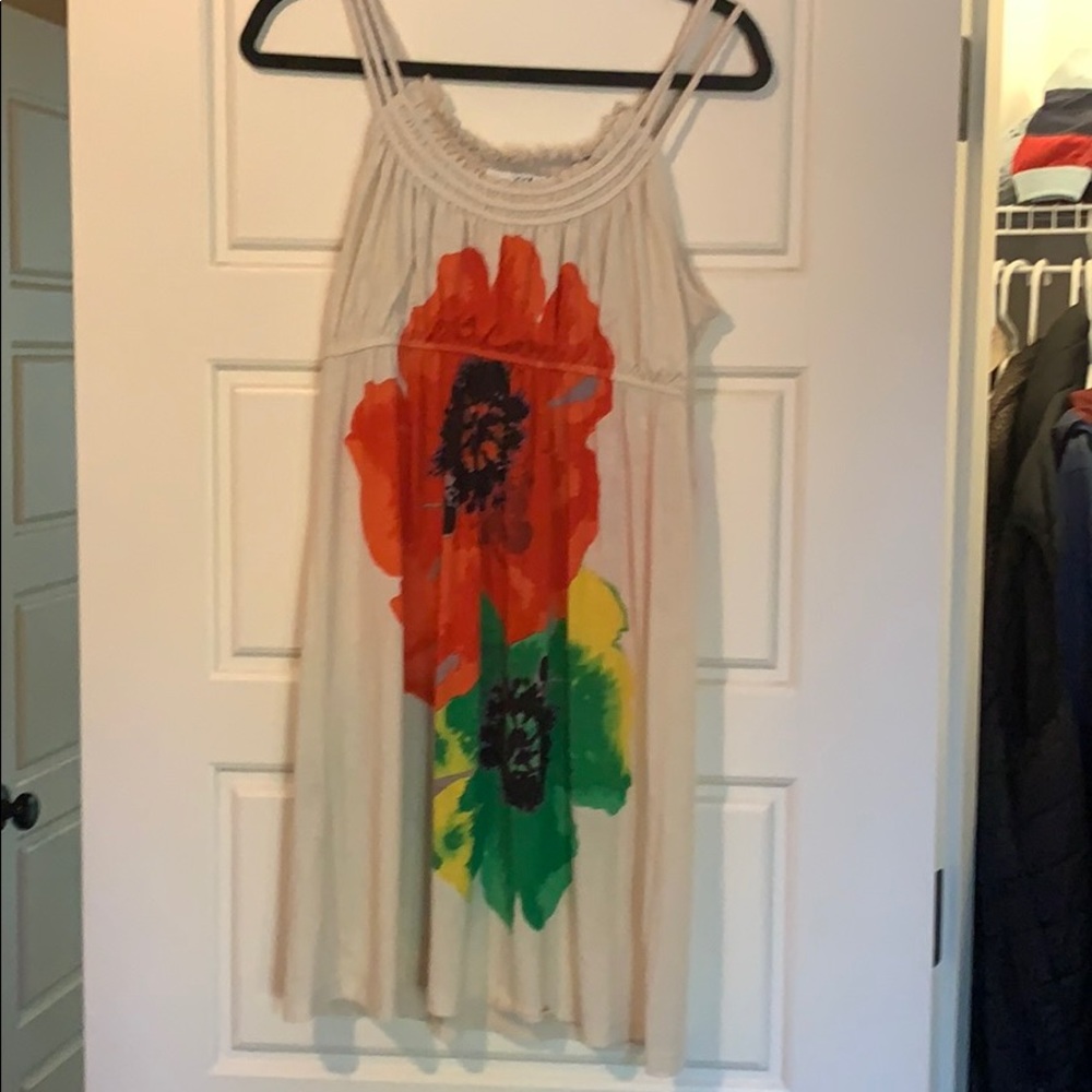Forever 21 poppy flower print dress